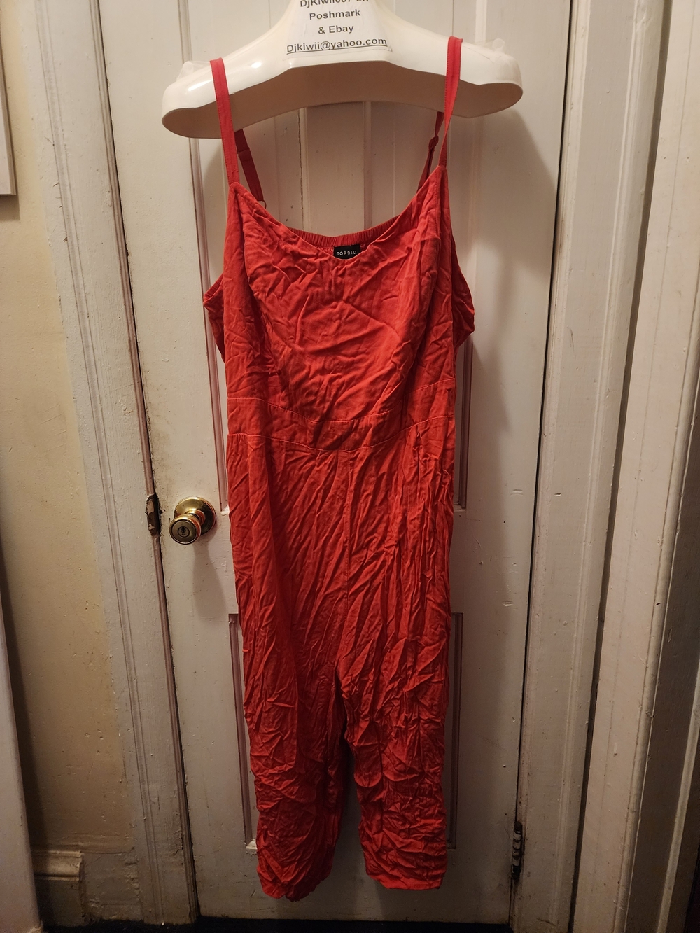 *5/$25* 4x [Torrid] Coral Capri Jumpsuit